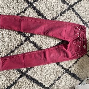 Burgundy true religion jeans
